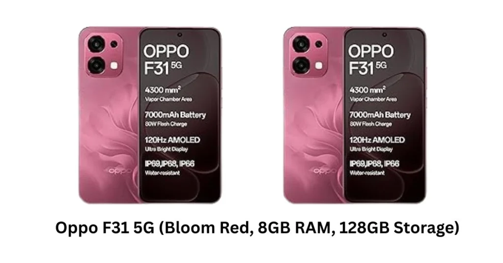 Oppo F31 5G (Bloom Red, 8GB RAM, 128GB Storage) — Full Review & Specs (2025)